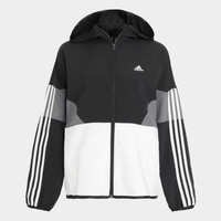 Куртка Adidas Fit Colorblock, черный/белый/серый