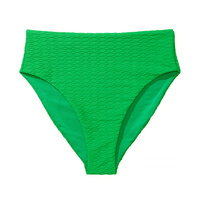 Плавки бикини Victoria's Secret Swim Mix & Match High-Waist Full-Coverage Fishnet, зеленый