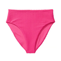 Плавки бикини Victoria's Secret Swim Mix & Match High-Waist Full-Coverage Fishnet, розовый