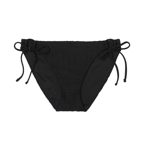 Плавки бикини Victoria's Secret Swim Mix & Match Side-Tie Fishnet, черный