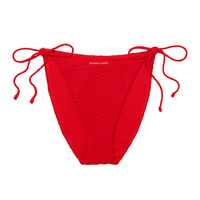 Плавки бикини Victoria's Secret Swim Mix & Match Side-Tie Cheeky Fishnet, красный