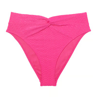 Плавки бикини Victoria's Secret Swim Mix & Match High-Waist Twist Cheeky Fishnet, розовый