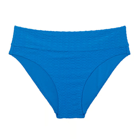 Плавки бикини Victoria's Secret Swim Mix & Match Mid-Rise Fishnet, синий
