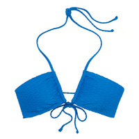 Топ бикини Victoria's Secret Swim Mix & Match Multiway Halter Fishnet, синий