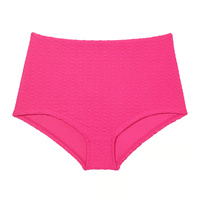 Плавки бикини Victoria's Secret Swim Mix & Match Boyshort Fishnet, розовый