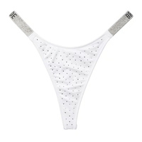 Плавки бикини Victoria's Secret Swim Shine Strap Thong, белый