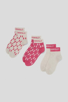 3 упаковки носков Karl Lagerfeld, розовый
