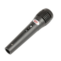 Микрофон для караоке g-102, проводной, 1.2 м, черный No brand
