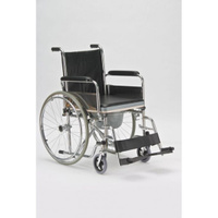 Кресло-коляска с санитарным оснащением FS 681 (туалет каталка)