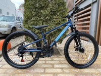 Горный велосипед 24 синий