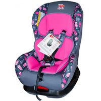 Детское кресло Детское автокресло Little Car Soft 0+/1 (0-18 кг), Совы-Розовый