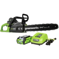 Пила аккумуляторная Greenworks 2005707UA 40 В 35 см АКБ и ЗУ в комплекте GREENWORKS
