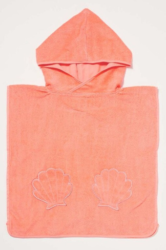 SunnyLife Детское полотенце с капюшоном, оранжевый