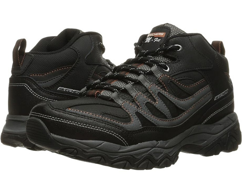Походные ботинки SKECHERS Afterburn M. Fit Mid, цвет Black/Charcoal