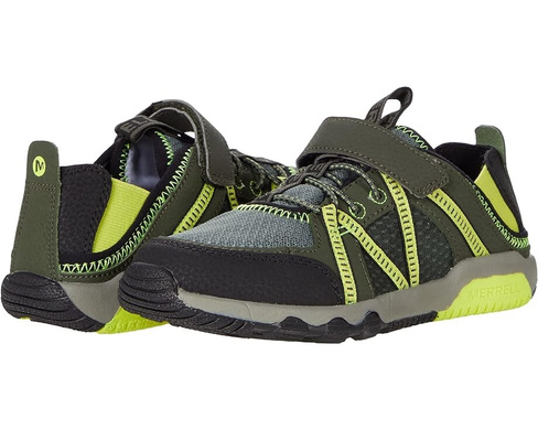 Походные ботинки Merrell Hydro Free Roam, цвет Olive/Black/Lime Leather