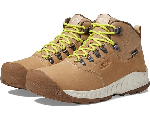 Походные ботинки KEEN NXIS Explorer Mid Waterproof, цвет Safari/Birch