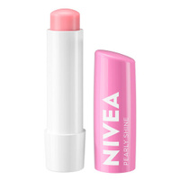 NIVEA Бальзам для губ NIVEA "Сияние жемчуга" с экстрактом шелка, с маслом дерева ши и витаминами С и Е, 4,8 гр., розовый
