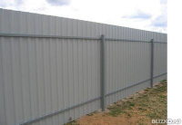 Забор из профлиста (0,4 мм) высота 1.5 м с монтажом
