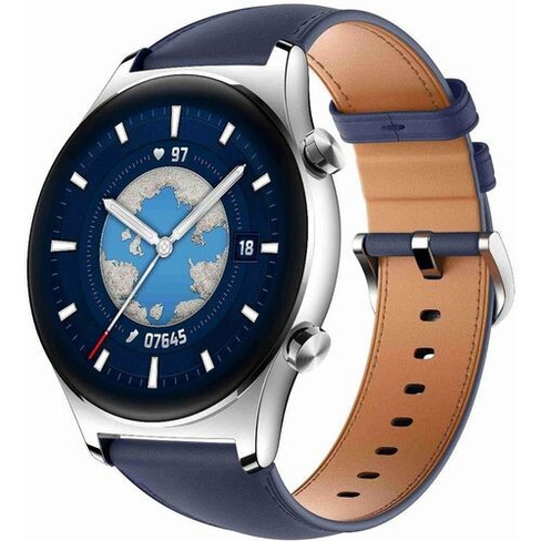 Смарт-часы Honor Watch GS 3 MUS-B19, 45.9мм, 1.43", синий/синий