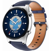 Смарт-часы Honor Watch GS 3 MUS-B19, 45.9мм, 1.43", синий/синий
