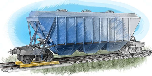 Потележечное взвешивание в статике для железной дороги