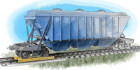 Весы железнодорожные с потележечным взвешиванием в статике