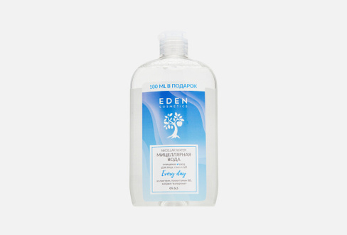 Очищение и уход 600 мл Мицеллярная вода для всех типов кожи EDEN