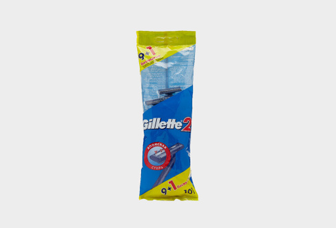 Gillette 2 10 шт Станок для бритья, одноразовый 10 шт GILLETTE