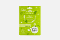 Green Tea Antioxidant Mask 1 шт Антиоксидантная маска для лица EL SKIN
