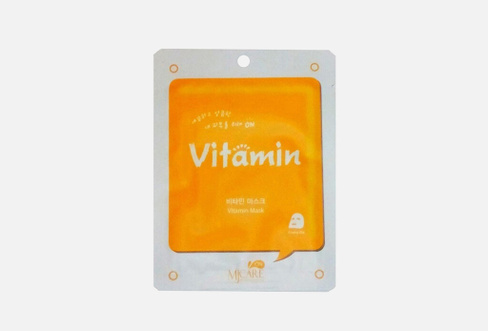 Vitamin Mask 1 шт Маска тканевая с облепихой MIJIN CARE