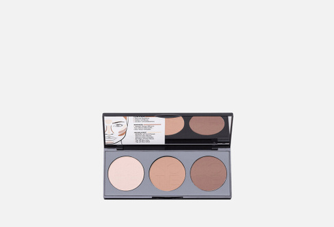 Perfecting contour kit powder palette 15 г Пудровая палетка для контурирования лица NOTE