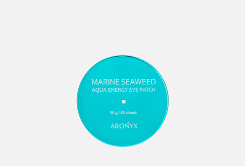 MARINE SEAWEED 60 шт Патчи для глаз успокаивающие с морскими водорослями ARONYX