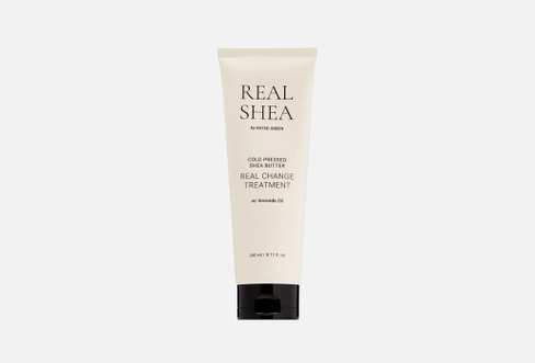 Cold Pressed Shea Butter Real Change Treatment 240 мл Питательная маска для волос с маслом ши RATED GREEN