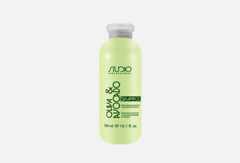 Hair shampoo with Avocado and Olive oils line Studio Professional 350 мл Шампунь для волос с маслами Авокадо и Оливы лин