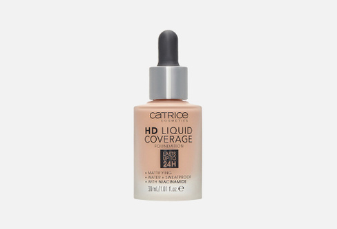 HD LIQUID COVERAGE FOUNDATION 30 мл Тональная основа для лица CATRICE