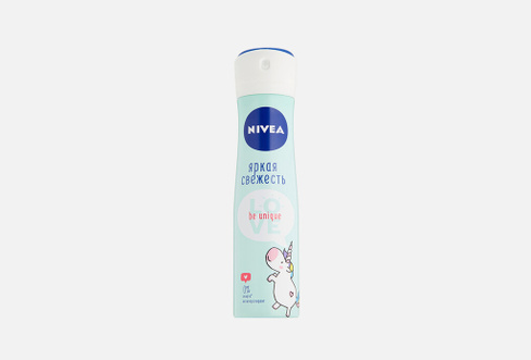 LOVE Be Unique Яркая свежесть 150 мл Дезодорант-антиперспирант спрей NIVEA