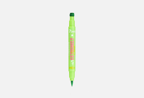 EXTREMELY CHICK Liner & stamp for face and body makeup UVglow Neon 2 мл Подводка-штамп для лица и тела 7DAYS