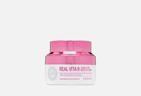 Real Vita 8 Complex Pro Bright up Cream 50 мл Питательный крем для лица с 8 витаминами ENOUGH