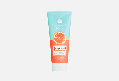 CLEANSING FOAM Grapefruit 180 мл Пенка для умывания с экстрактом грейпфрута ORJENA