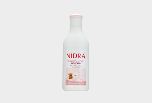 MILK BATH FOAM WITH ALMOND MILK 750 мл Пена-молочко для ванны с миндальным молоком деликатное NIDRA