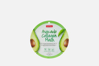 AVOCADO COLLAGEN MASK 1 шт Коллагеновая маска с экстрактом плодов авокадо PUREDERM