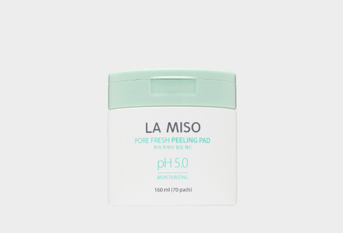 Pore fresh peeling pad 70 шт Очищающие и отшелушивающие салфетки для лица LA MISO