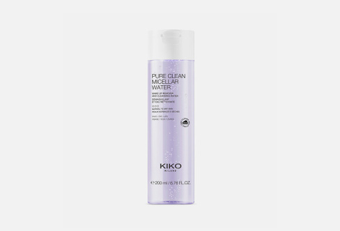 PURE CLEAN MICELLAR WATER 200 мл Мицеллярная вода для нормальной и сухой кожи KIKO MILANO