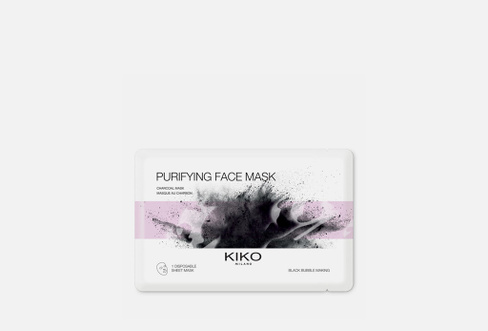 PURIFYING FACE MASK 1 шт Маска для лица тканевая очищающая KIKO MILANO
