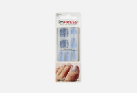 Impress Pedicure Smoky topaz 24 шт Накладные ногти KISS NEW YORK PROFESSIONAL