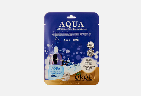 Aqua Ultra Hydrating Essence Mask 1 шт Тканевая маска для лица EKEL