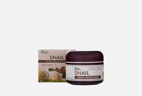 Ample Intensive Cream Snail 100 г Крем для лица с муцином улитки EKEL