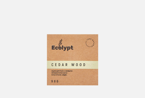 Beauty Bath Muffin Cedar wood 90 г Мыло для тела "Кедр" ECOLYPT