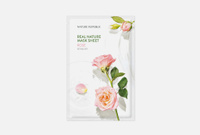Real Nature Mask Sheet Rose 1 шт Тканевая маска для лица с экстрактом розы NATURE REPUBLIC