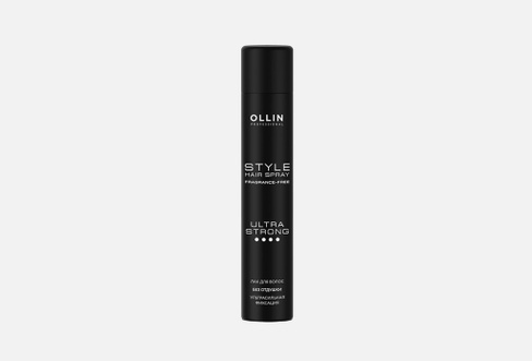 Without fragrance 400 мл Лак для волос ультрасильной фиксации OLLIN PROFESSIONAL